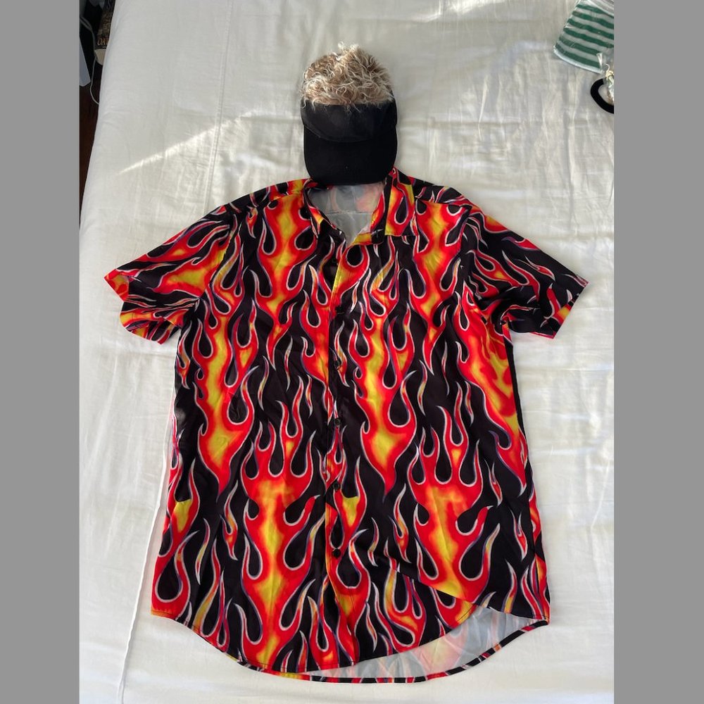 Guy Fieri Costume - (shirt and hat included)
